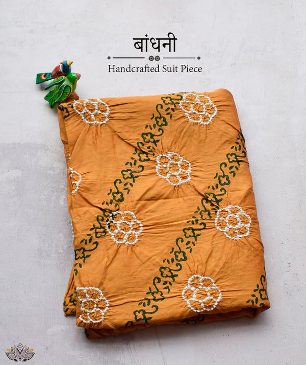 BANDHANI COTTON SUIT PIECE