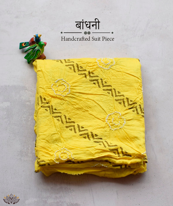 BANDHANI COTTON SUIT PIECE