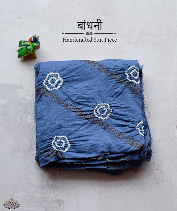 BANDHANI COTTON SUIT PIECE