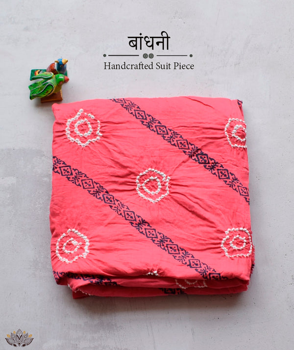 BANDHANI COTTON SUIT PIECE