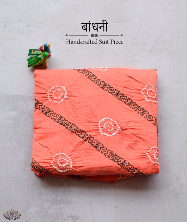 BANDHANI COTTON SUIT PIECE
