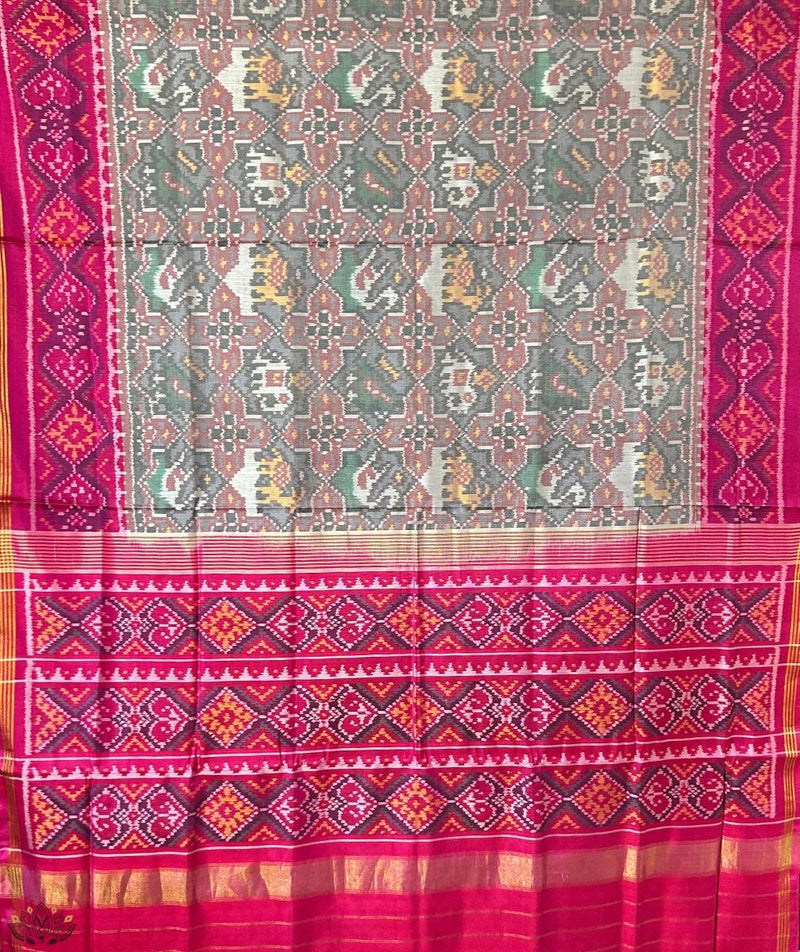 SEMI DOUBLE IKAT PATOLA SAREE