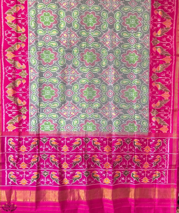 SEMI DOUBLE IKAT PATOLA SAREE