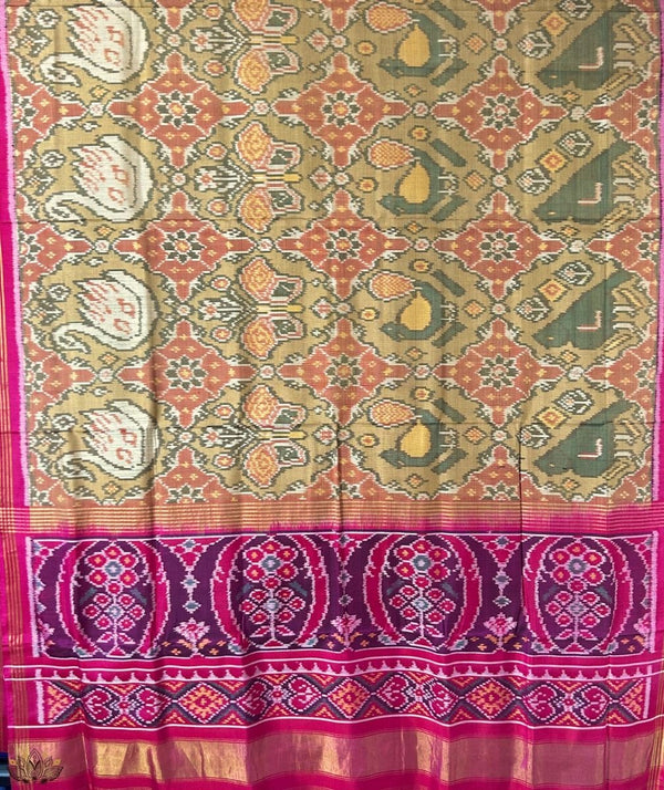 SEMI DOUBLE IKAT PATOLA SAREE