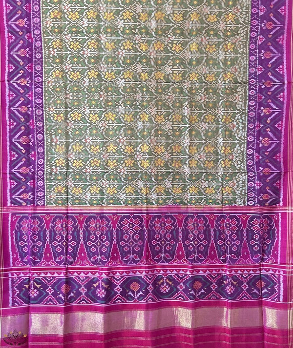 SEMI DOUBLE IKAT PATOLA SAREE