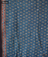 Exclusive Amounee Ajrakh  Kala Cotton Saree