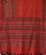 Exclusive Amounee Ajrakh  Kala Cotton Saree