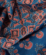 AJRAKH COTTON HAND BLOCK PRINTED SAREE