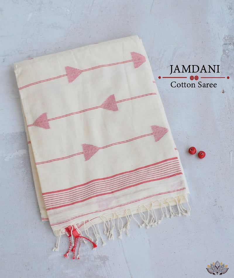 JAMDANI COTTON HANDMADE SAREE