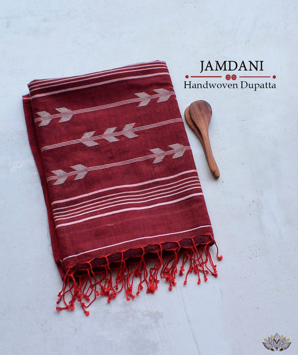 JAMDANI COTTON HANDMADE DUPATTA