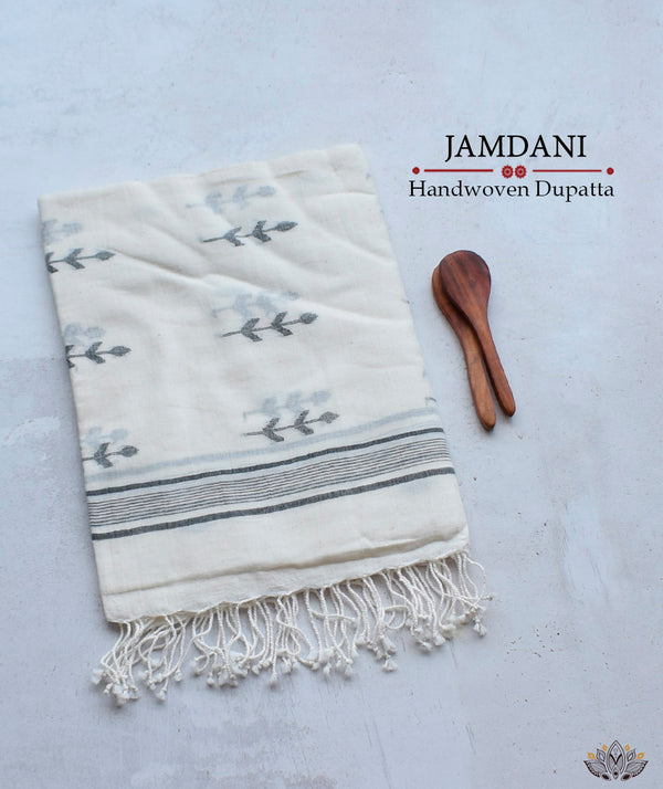 JAMDANI COTTON HANDMADE DUPATTA