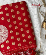 ASHAVALI BROCADE SILK SAREE