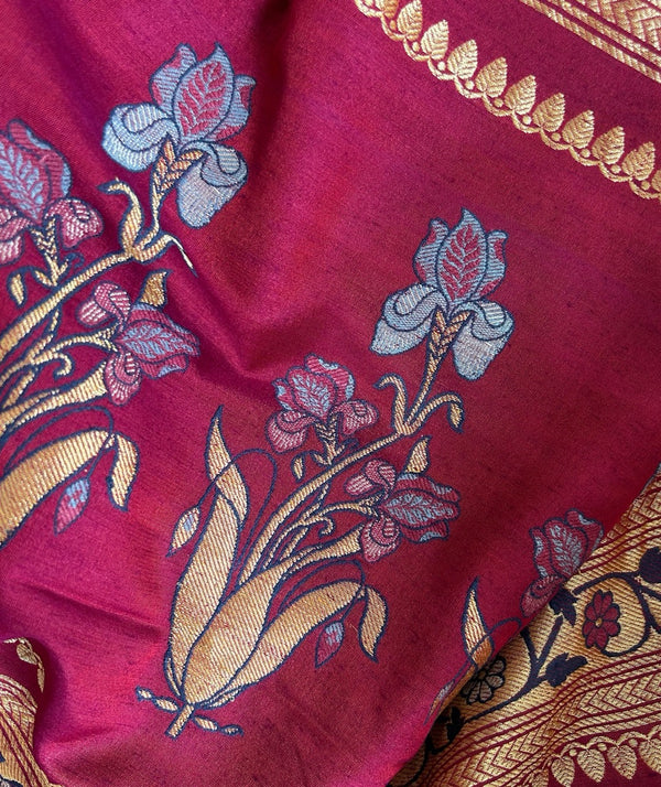 ASHAVALI BROCADE SILK SAREE