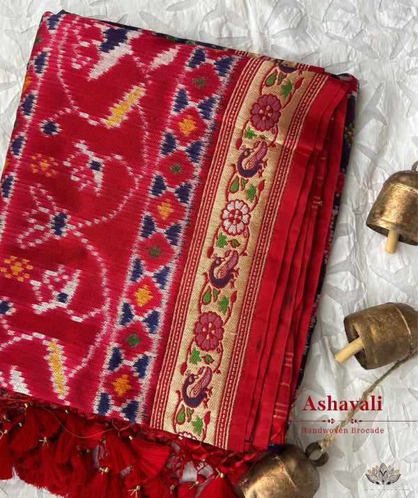 ASHAVALI BROCADE SILK SAREE