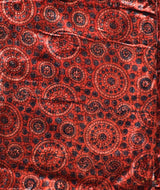 AJRAKH VELVET HAND PRINTED YARDAGE(3m)