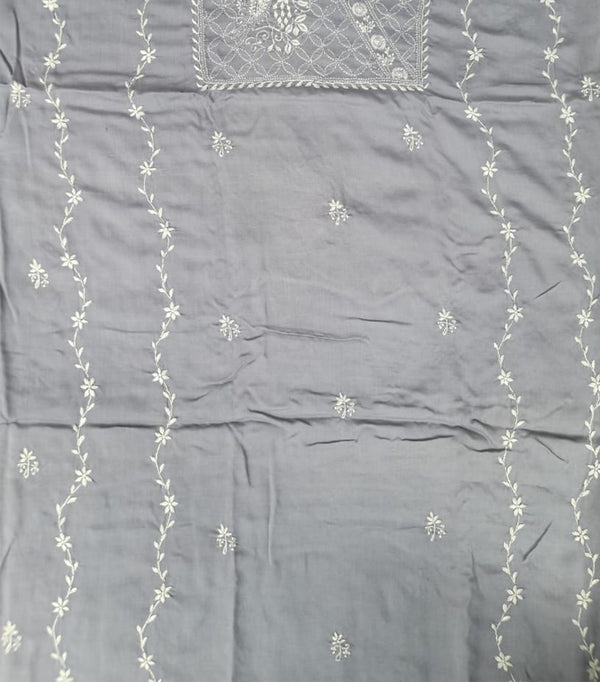 Chikankari Hand Embroidered One Piece Suit