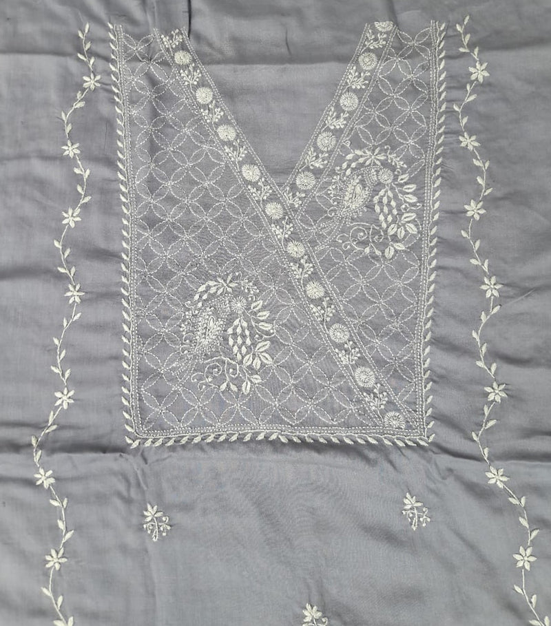 Chikankari Hand Embroidered One Piece Suit