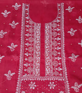 Chikankari Hand Embroidered Three Piece Suit