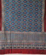 Ajrakh Handblock Printed Cotton Dupatta