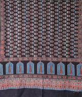 Ajrakh Handblock Printed Cotton Dupatta