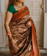 ASHAVALI BROCADE SILK SAREE