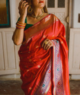 ASHAVALI BROCADE SILK SAREE