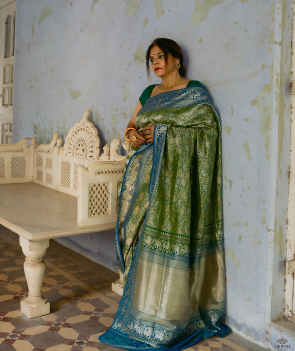 ASHAVALI BROCADE SILK SAREE