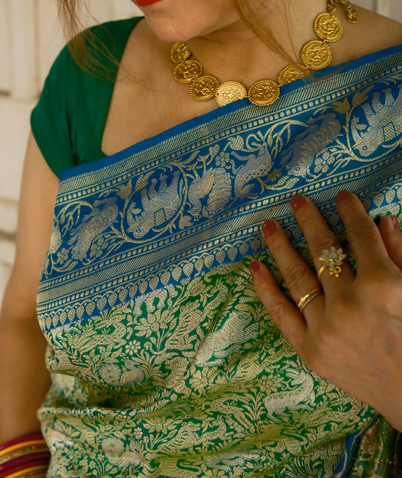 ASHAVALI BROCADE SILK SAREE