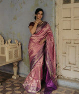 ASHAVALI BROCADE SILK SAREE