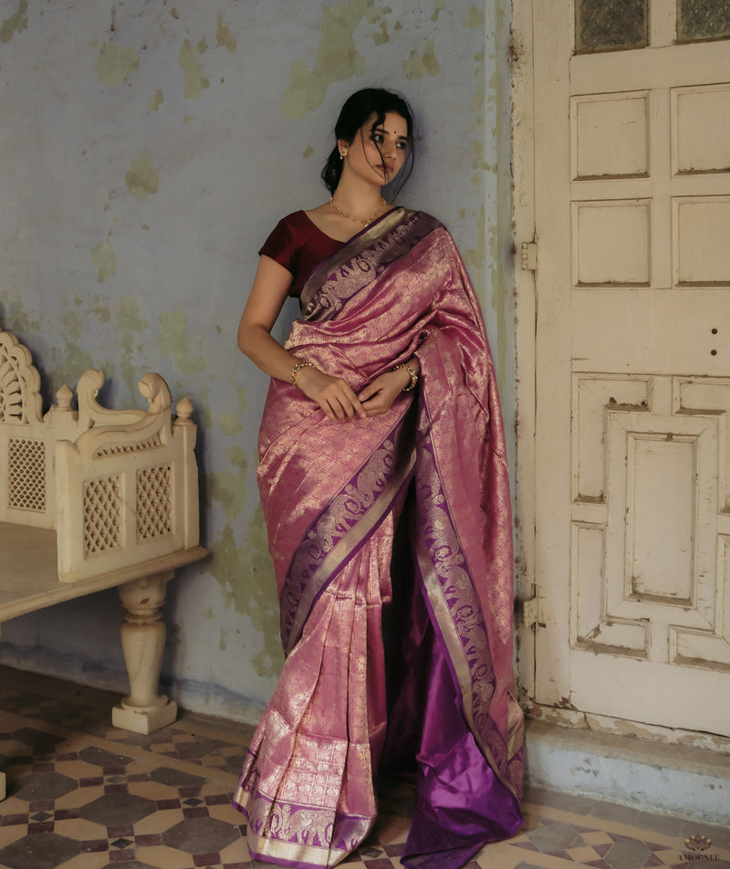 ASHAVALI BROCADE SILK SAREE