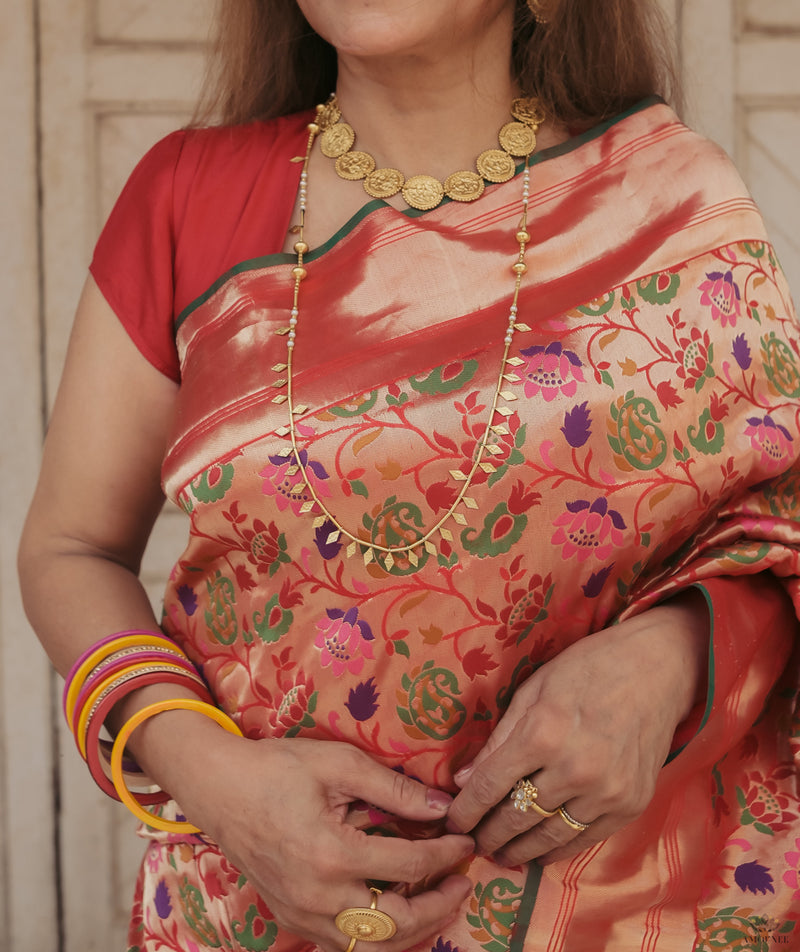 ASHAVALI BROCADE SILK SAREE