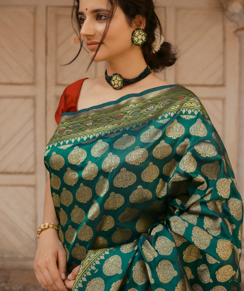 ASHAVALI BROCADE SILK SAREE