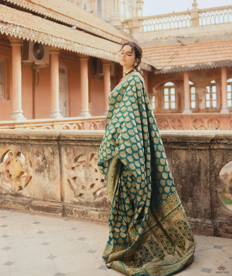 ASHAVALI BROCADE SILK SAREE