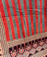 Ajrakh Handblock Printed Cotton Dupatta