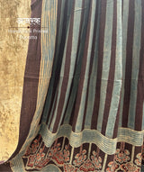 Ajrakh Handblock Printed Cotton Dupatta