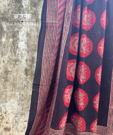 Ajrakh Handblock Printed Cotton Dupatta