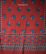 AJRAKH COTTON HAND BLOCK PRINTED TWO PIECE SUIT