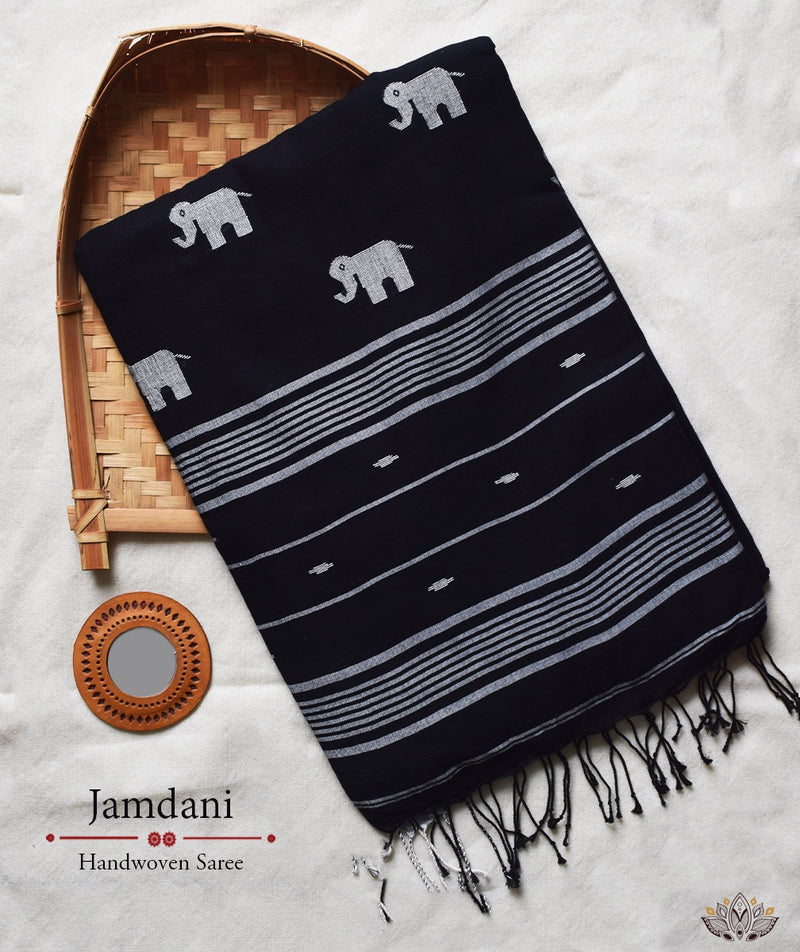 JAMDANI COTTON HANDMADE SAREE