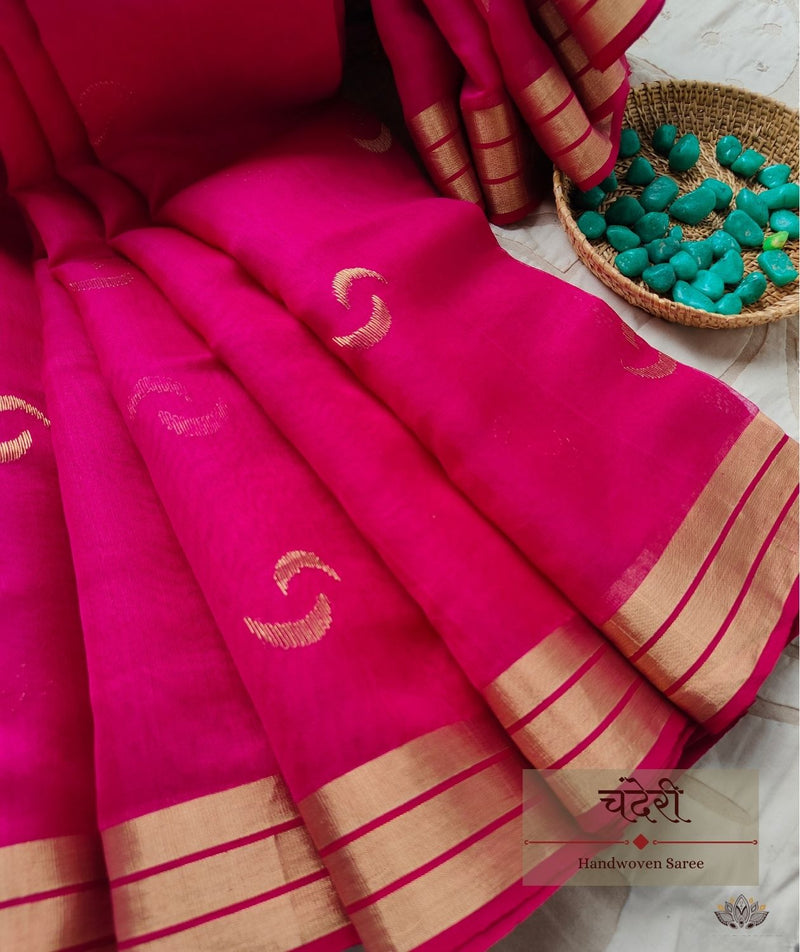 Chanderi Handwoven Saree