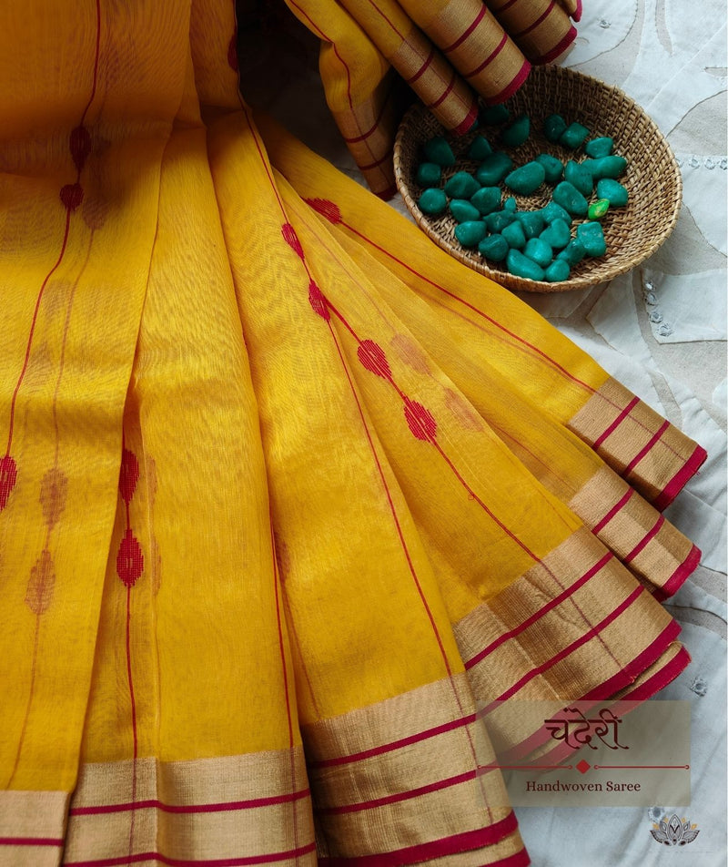 Chanderi Handwoven Saree