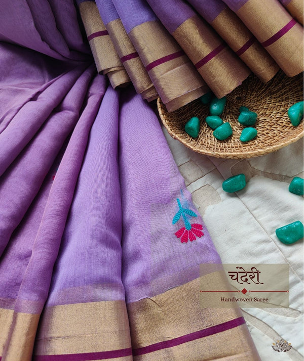 Chanderi Handwoven Saree