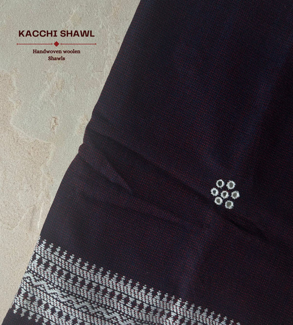 KACCHI WOOLEN HANDWOVEN SHAWL