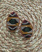 WHE Multicolor Hand Embroidered Studs