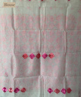 Phulkari Hand Embroidery Saree