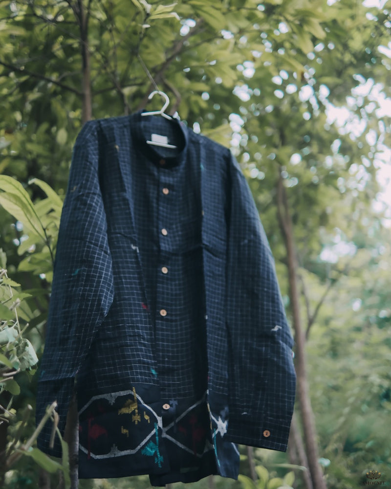 Handwoven Jamdani Men's Shirt