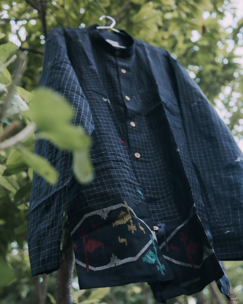 Handwoven Jamdani Men's Shirt