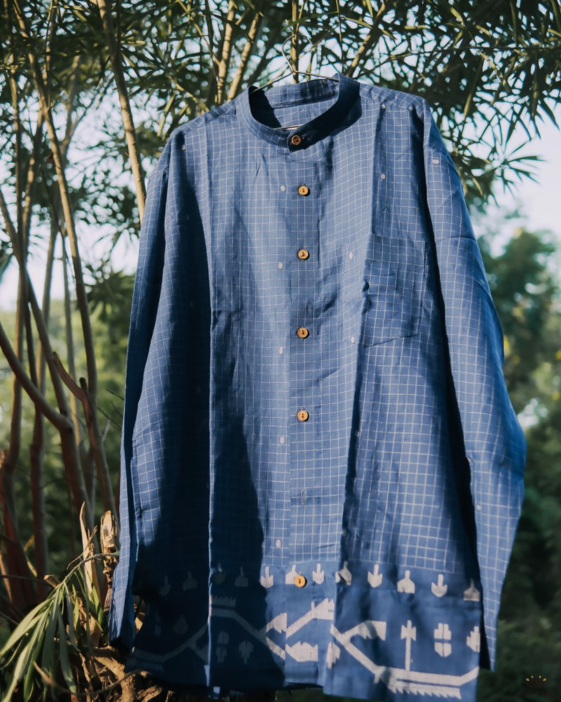 Handwoven Jamdani Men's Shirt