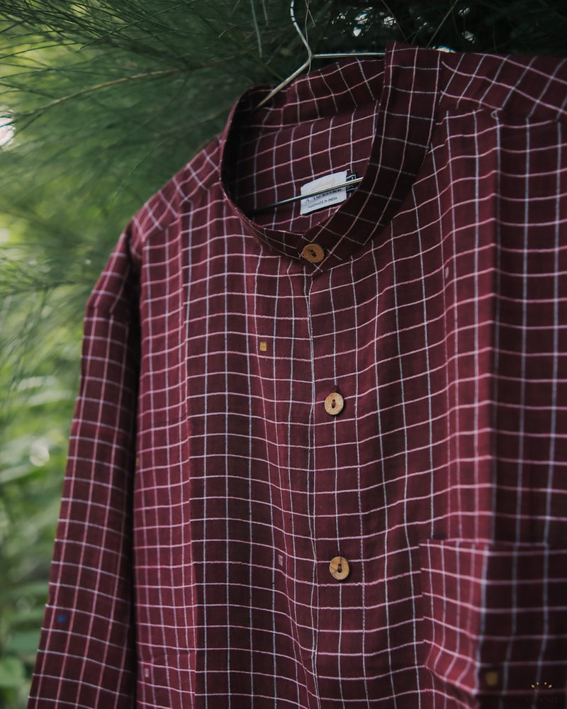 Handwoven Jamdani Men's Shirt