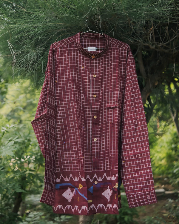 Handwoven Jamdani Men's Shirt