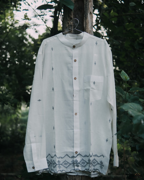 Handwoven Jamdani Men's Shirt